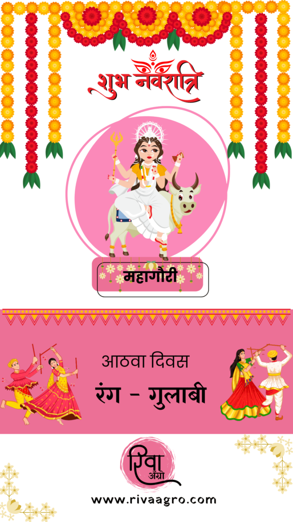 Day 8 – Pink - Goddess Mahagauri - RIVA AGRO